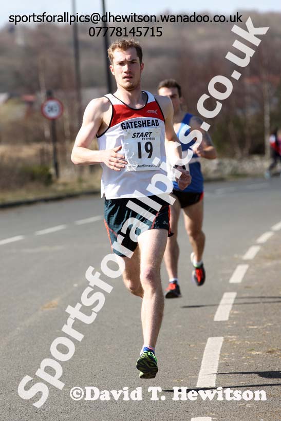 Senior mens Elswick Harriers Good Friday Road Relays. Photo: David T. Hewitson/Sports for All Pics